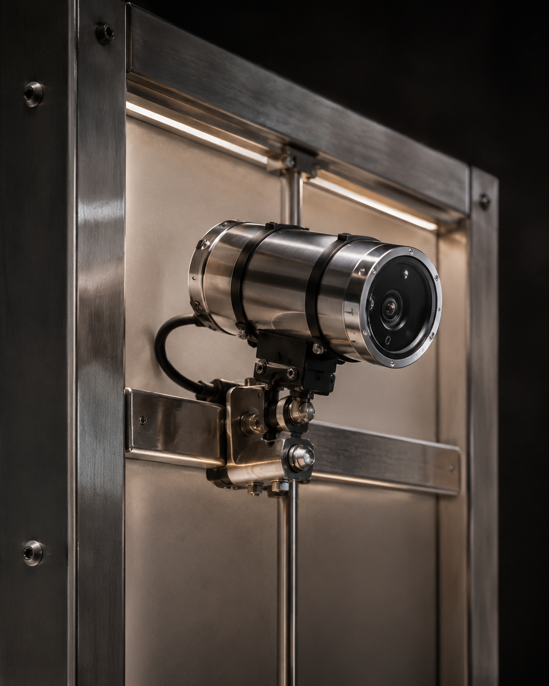Stainless high-resolution inspection camera